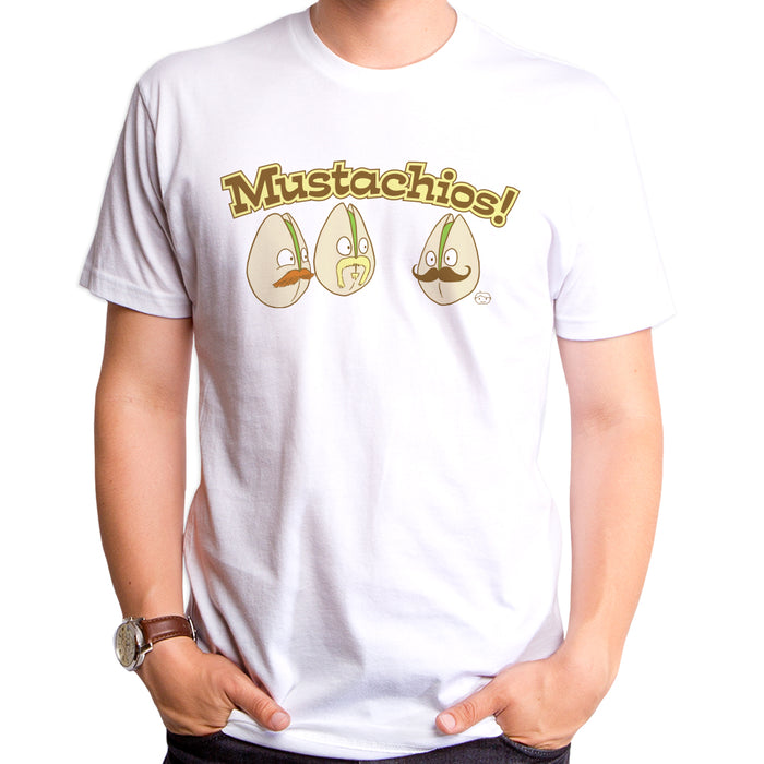 goodie two sleeves Mustachios Adult T-Shirt