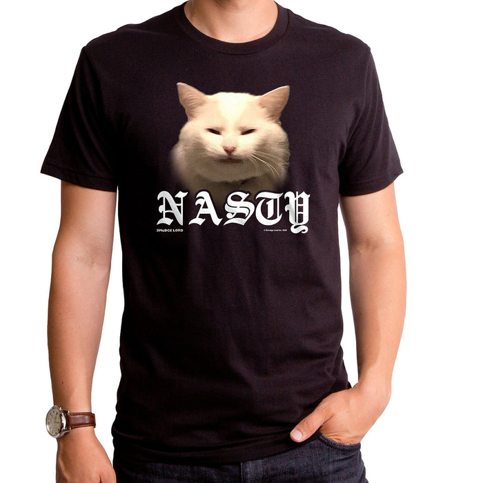 goodie two sleeves Nasty Cat Men's T-Shirt
