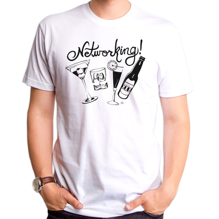 goodie two sleeves Networking Adult T-Shirt