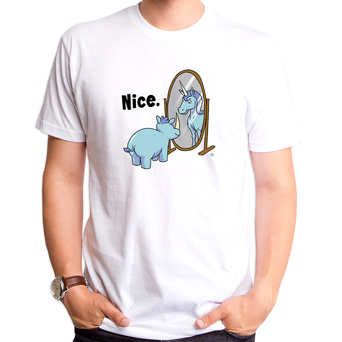 goodie two sleeves Nice Rhino Men's T-Shirt