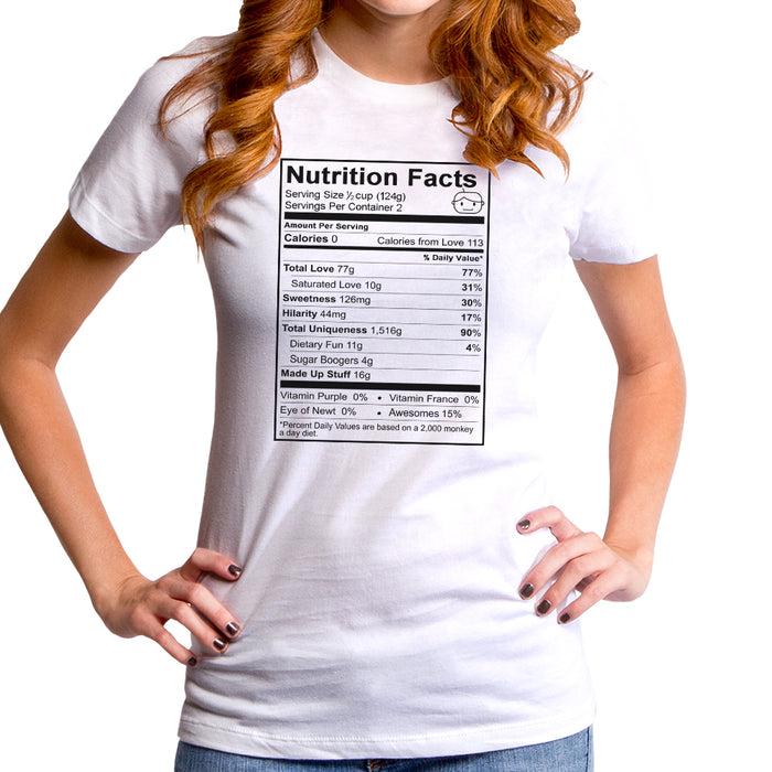goodie two sleeves Nutrition Facts Women's T-Shirt
