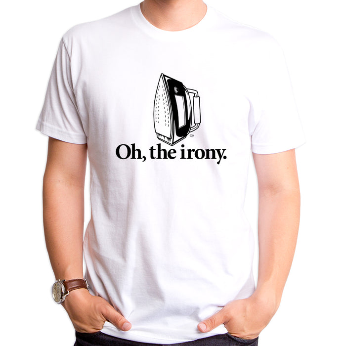 goodie two sleeves Oh the Irony Men's T-Shirt