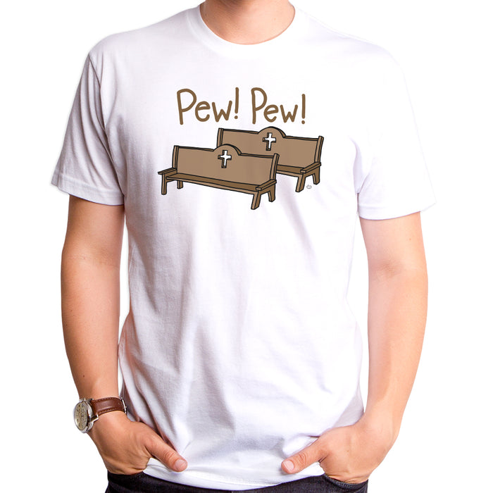 goodie two sleeves Pew Pew Adult T-Shirt