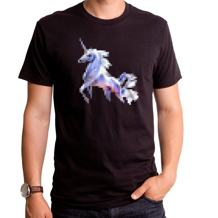 goodie two sleeves Pixel Unicorn Men's T-Shirt