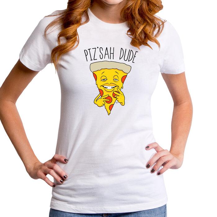 goodie two sleeves Pizsah Dude Women's T-Shirt
