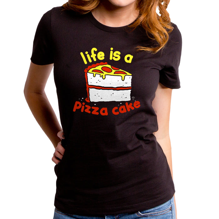 goodie two sleeves Pizza Cake Women's T-Shirt
