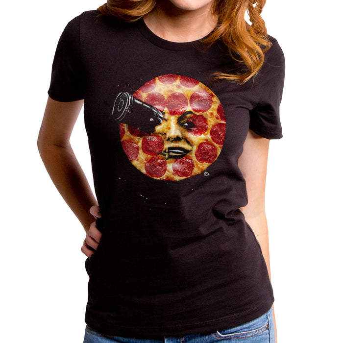 goodie two sleeves Pizza Face Women's T-Shirt