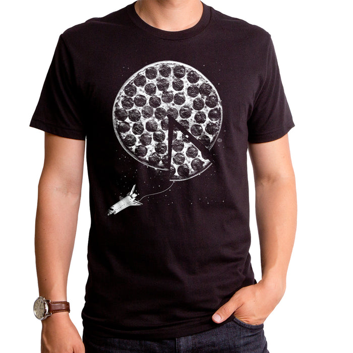 goodie two sleeves Pizza Moon Adult T-Shirt