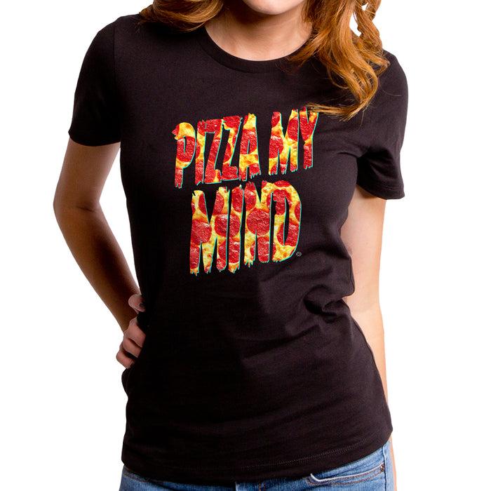 goodie two sleeves Pizza My Mind Women's T-Shirt