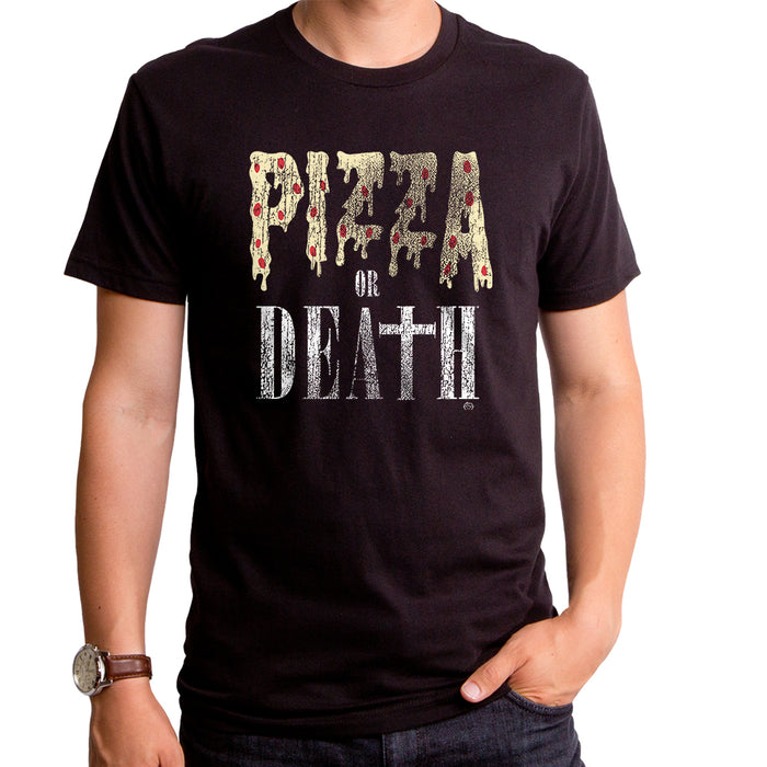 goodie two sleeves Pizza or Death Adult T-Shirt