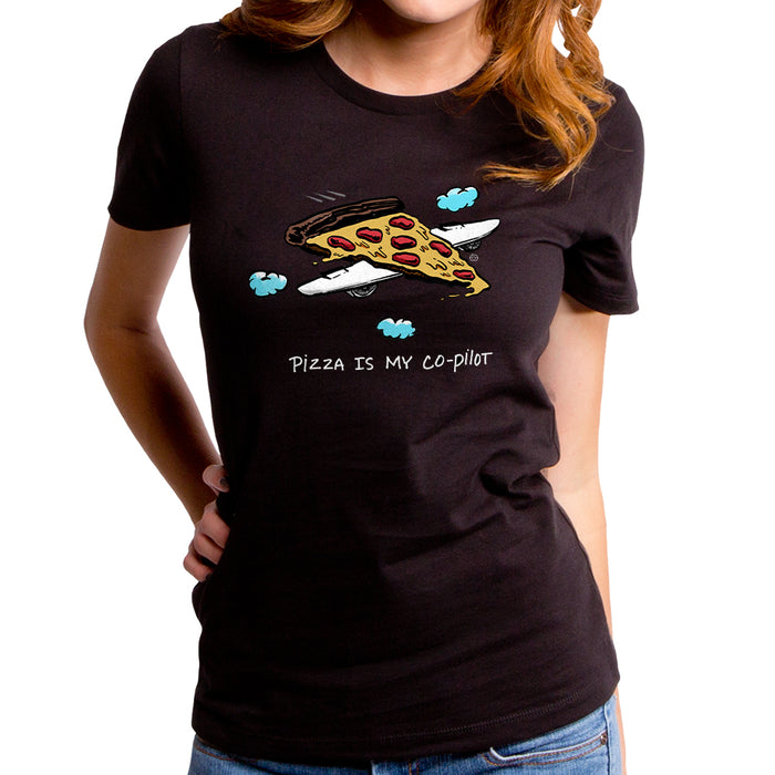 goodie two sleeves Pizza Pilot Women's T-Shirt