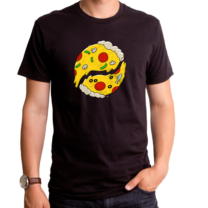 goodie two sleeves Pizza Yin Yang Adult T-Shirt