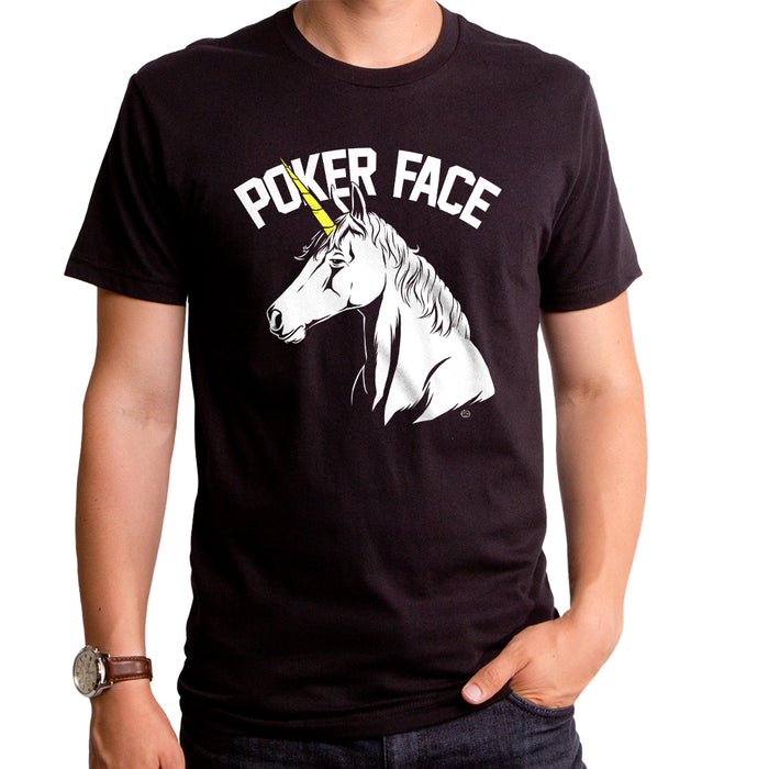 goodie two sleeves Poker Face Men's T-Shirt