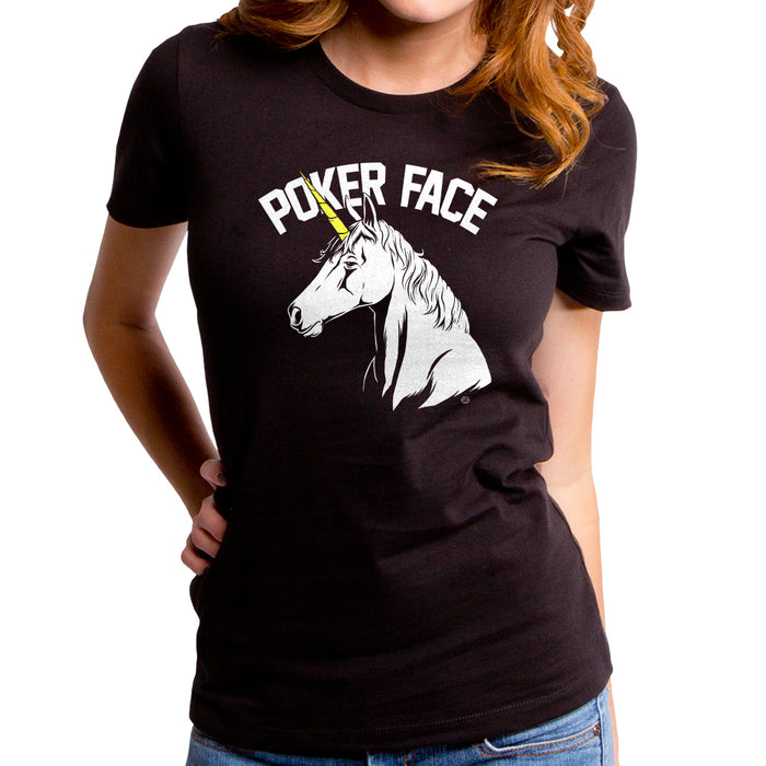 goodie two sleeves Poker Face Women's T-Shirt