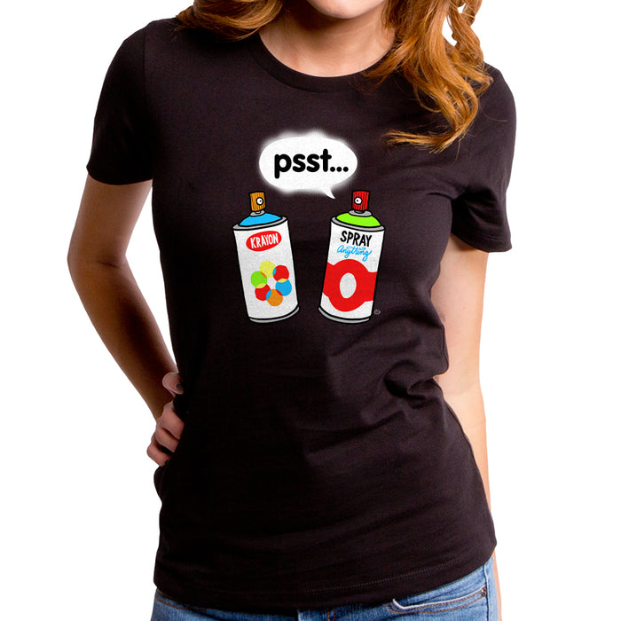 goodie two sleeves Psst Women's T-Shirt