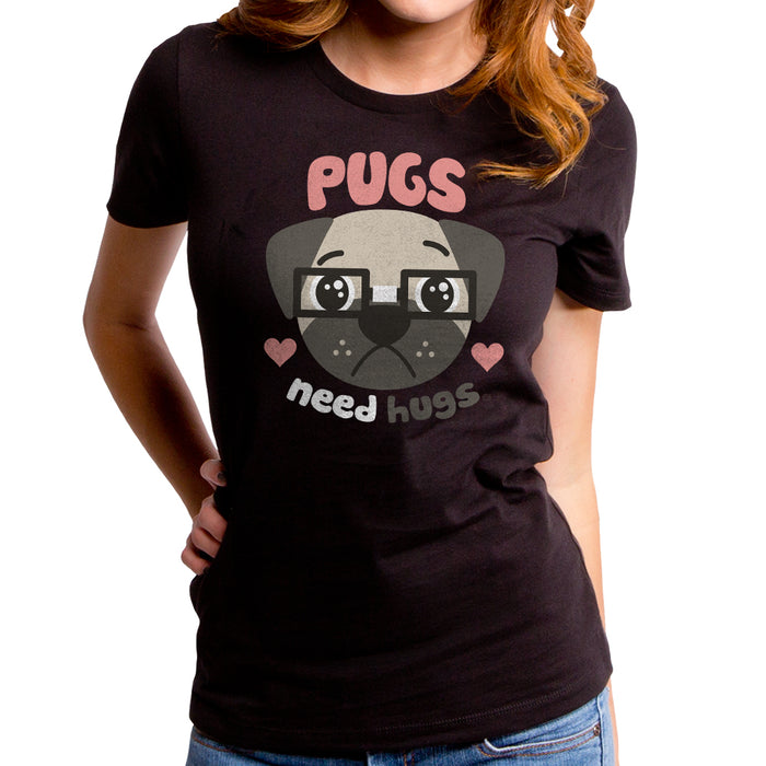 goodie two sleeves Pugs Need Hugs Women's T-Shirt