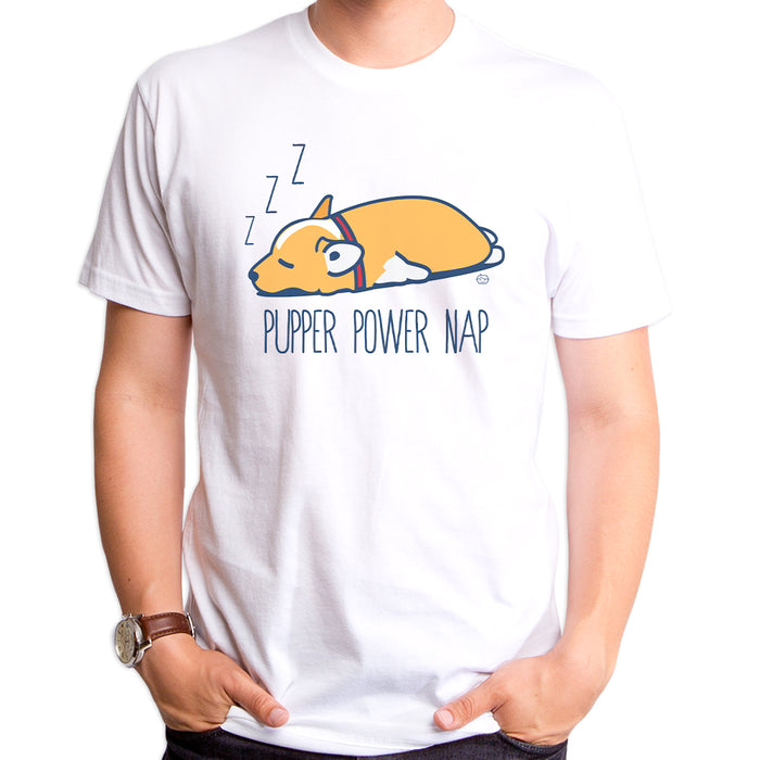 goodie two sleeves Pupper Power Nap Adult T-Shirt