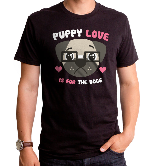 goodie two sleeves Puppy Love Adult T-Shirt