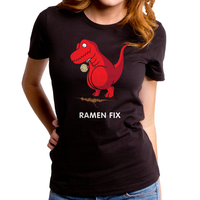 goodie two sleeves Ramen Fix Rex Women's T-Shirt