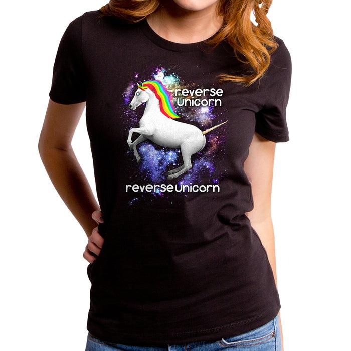 goodie two sleeves Reverse Unicorn Women's T-Shirt