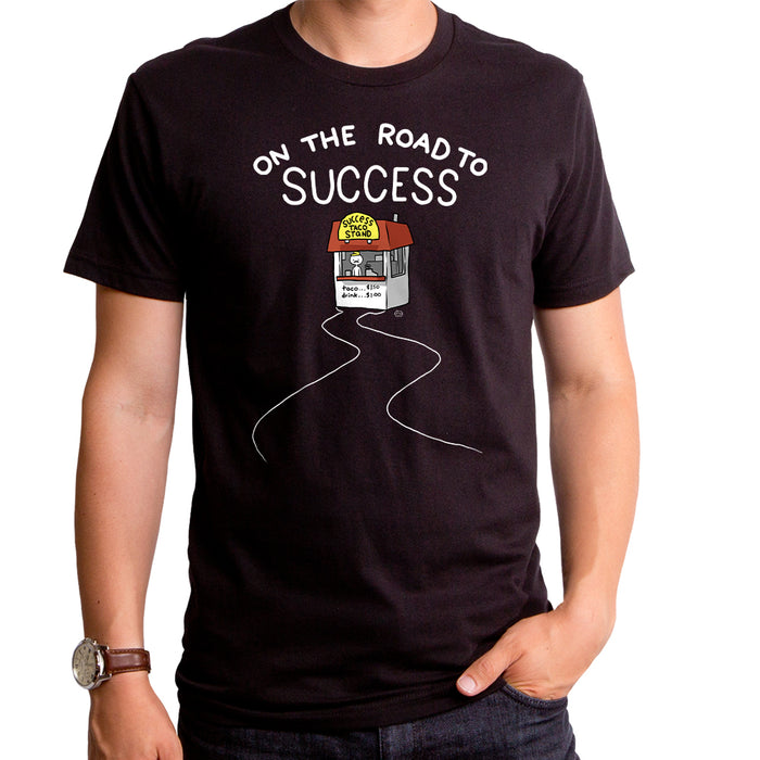 goodie two sleeves Road to Success Adult T-Shirt