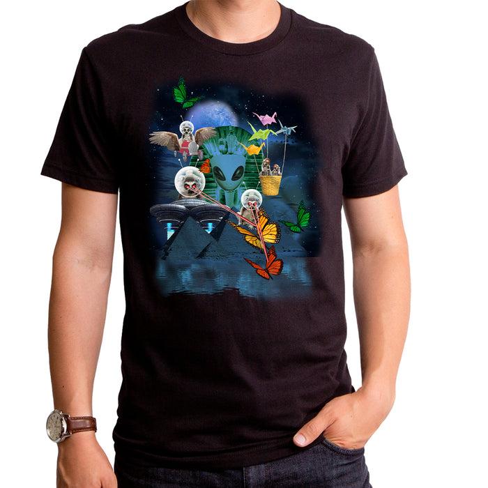 goodie two sleeves Rolling Lemurs Adult T-Shirt
