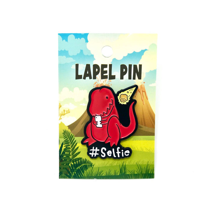 goodie two sleeves Selfie Dino Lapel Pin