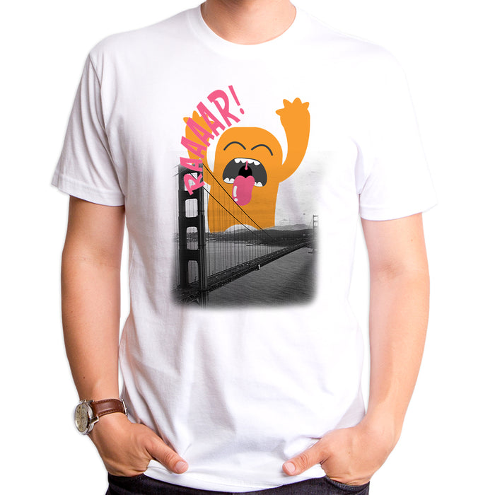goodie two sleeves SF Monster Attack Adult T-Shirt