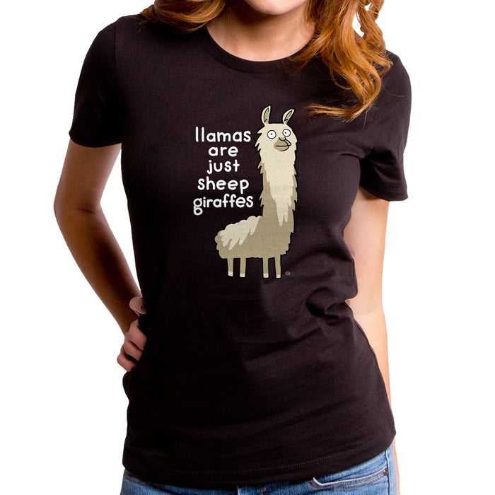 goodie two sleeves Sheep Giraffes Women's T-Shirt
