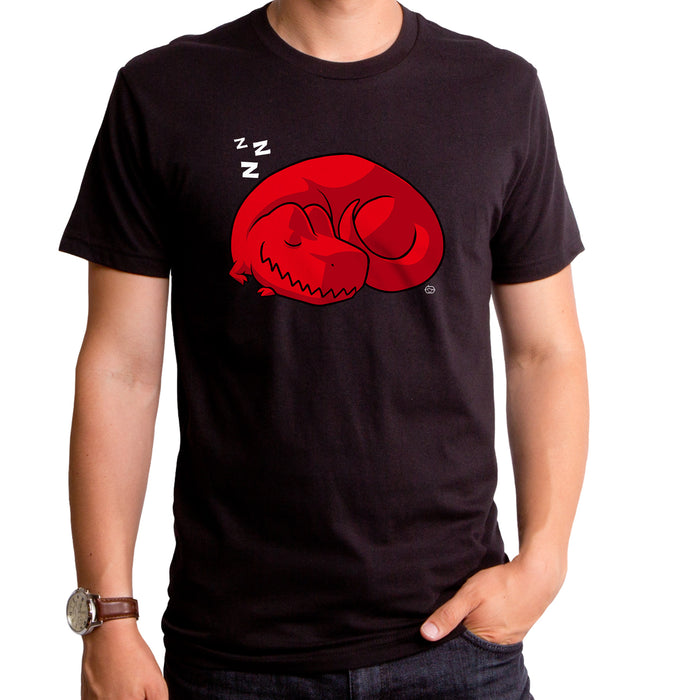 goodie two sleeves Sleepy Rex Adult T-Shirt