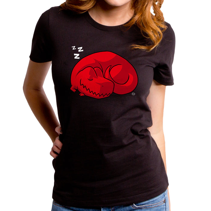 goodie two sleeves Sleepy Rex Women's T-Shirt