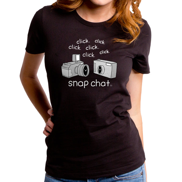 goodie two sleeves Snap Chat Women's T-Shirt