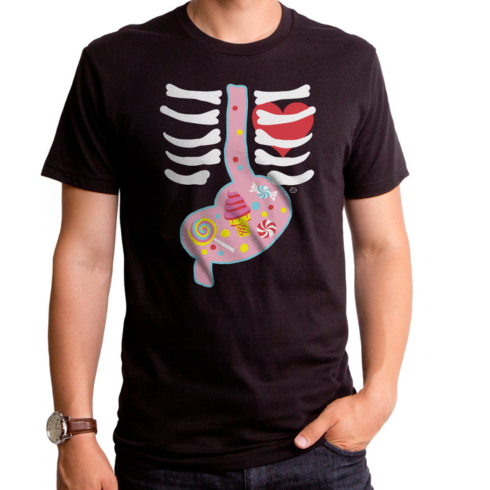 goodie two sleeves Stomachache Adult T-Shirt