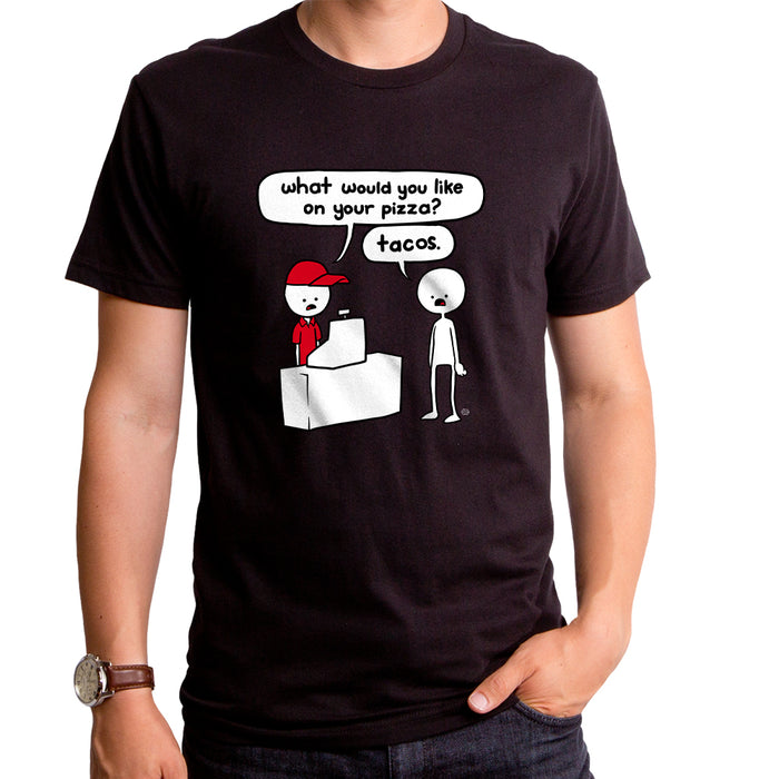 goodie two sleeves Taco Pizza Adult T-Shirt