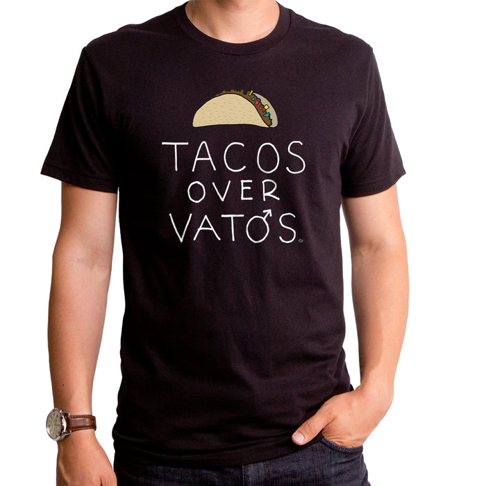 goodie two sleeves Tacos Over Vatos Adult T-Shirt