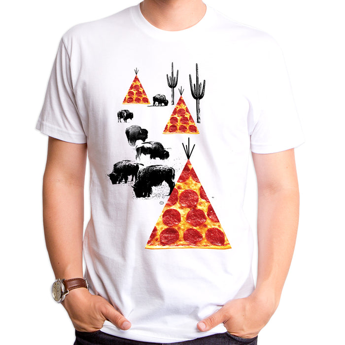 goodie two sleeves Tee Pizza Adult T-Shirt