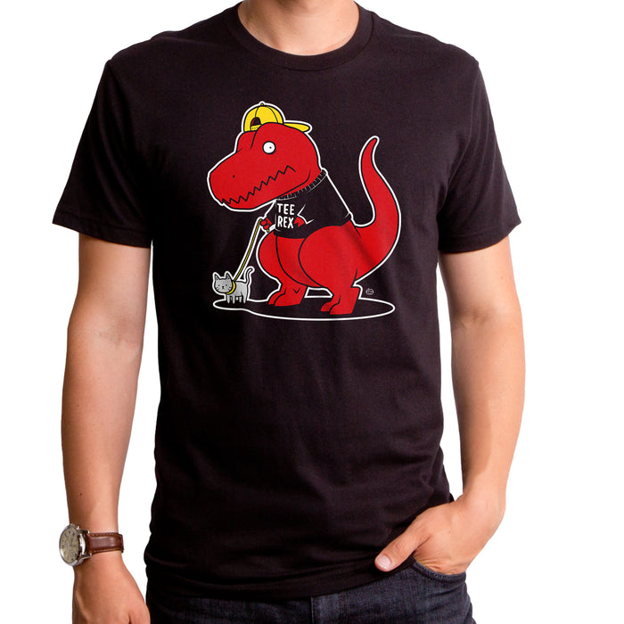 goodie two sleeves Tee Rex Dino Adult T-Shirt