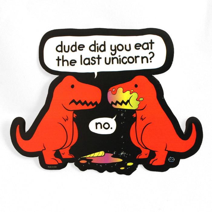 goodie two sleeves The Last Unicorn Dino Sticker