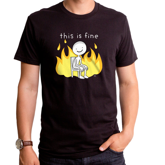 goodie two sleeves This is Fine Adult T-Shirt
