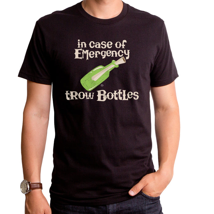 goodie two sleeves Throw Bottles Adult T-Shirt
