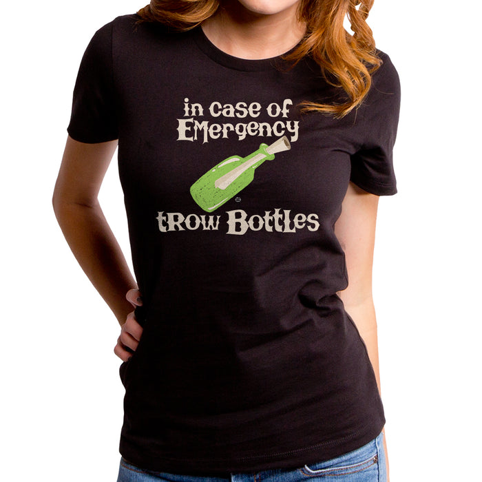 goodie two sleeves Throw Bottles Women's T-Shirt