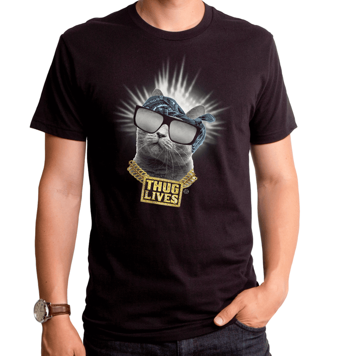 goodie two sleeves Thug Lives Adult T-Shirt