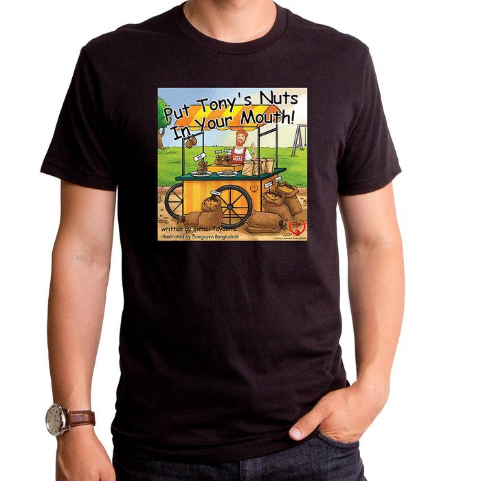 goodie two sleeves Tony's Nuts Adult T-Shirt