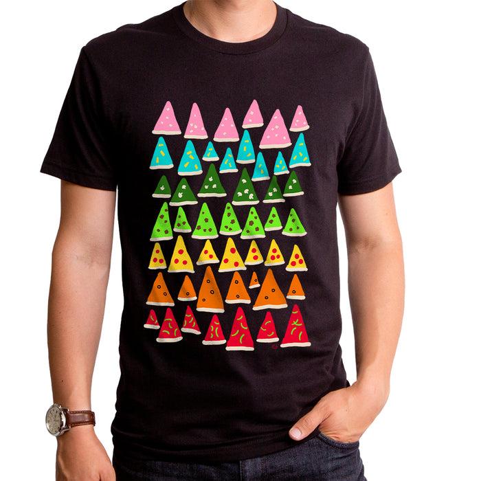 goodie two sleeves Triambow Pizza Adult T-Shirt