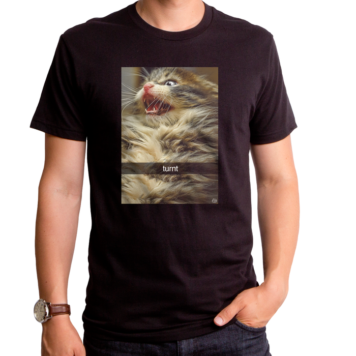 goodie two sleeves Turnt Cat Adult T-Shirt