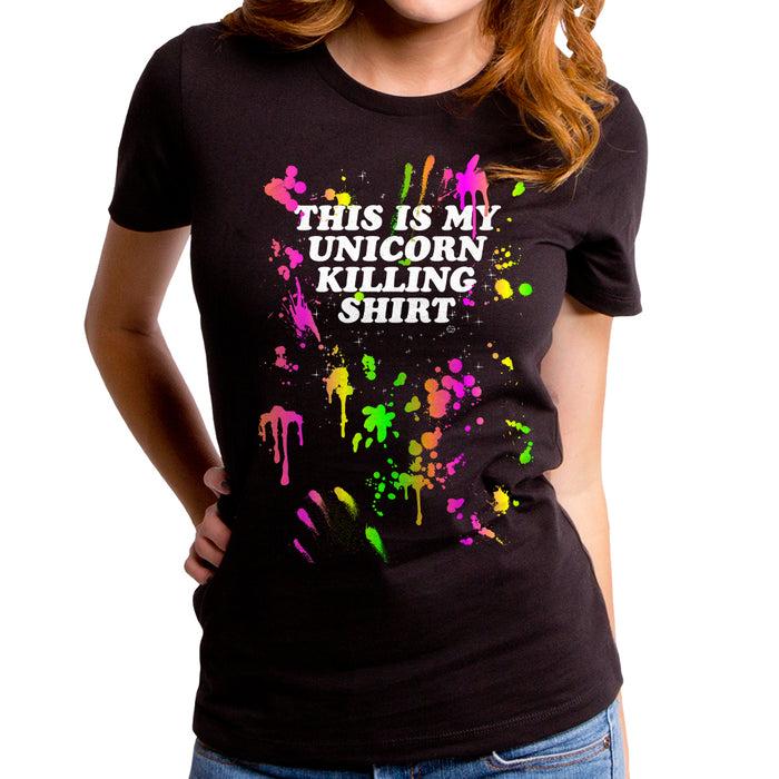 goodie two sleeves Unicorn Killing Women's T-Shirt