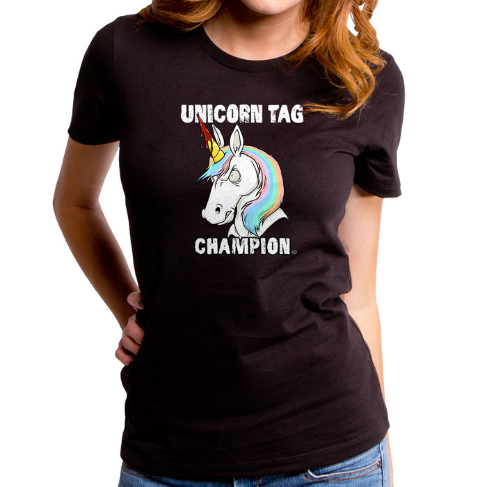goodie two sleeves Unicorn Tag Women's T-Shirt