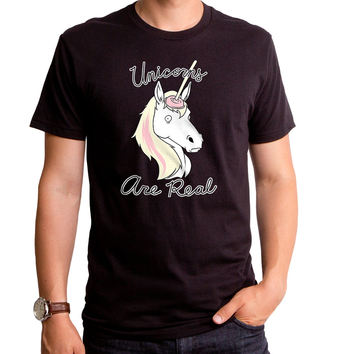 goodie two sleeves Unicorns Are Real Men's T-Shirt
