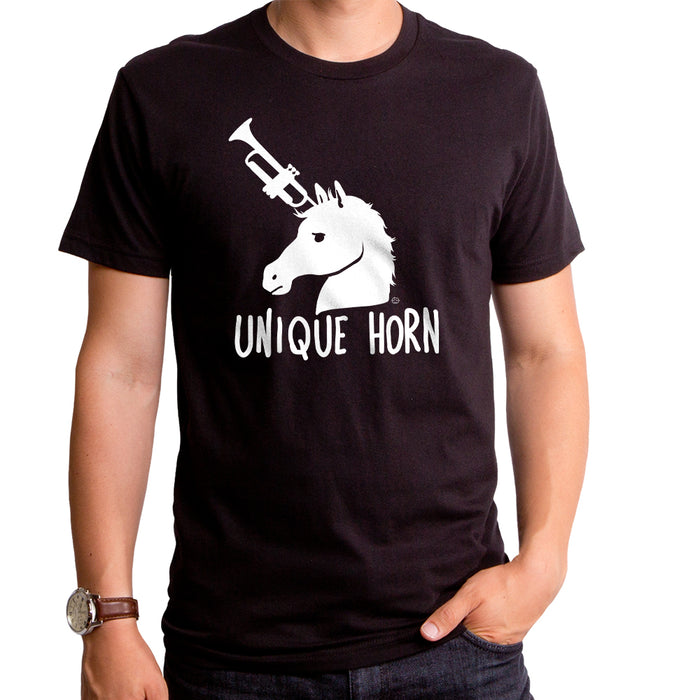 goodie two sleeves Unique Horn Adult T-Shirt
