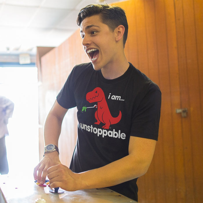 goodie two sleeves Unstoppable Dino Men's T-Shirt